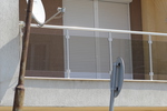 парапети за балкони от алуминии и стъкло