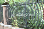 метална ограда от метален профил по поръчка
